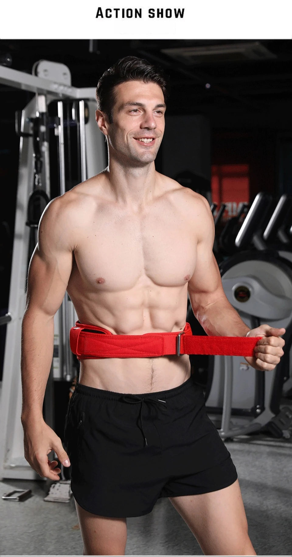 GOBYGO Weight Lifting Belts Gym Back Supports Gym Weights Cross Training Squatting And Pulling Exercise Waist Support Men Women - Sun Studio