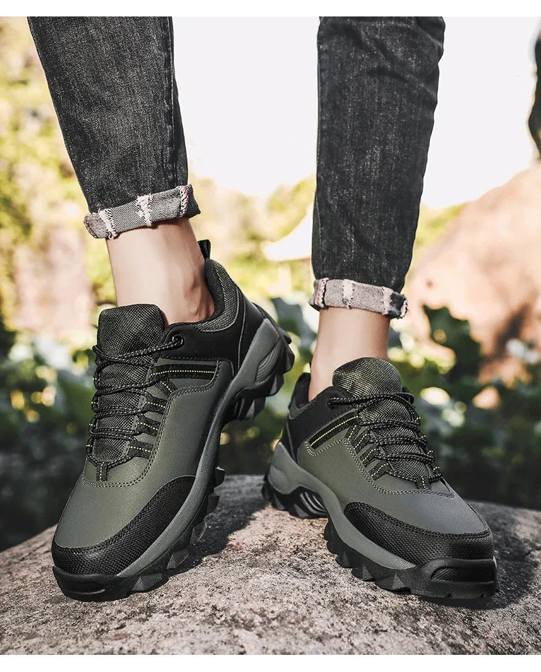 Men Boots Outdoor Sneakers Men Shoes 2025 New Fashion Male Casual Footwear Comfortable Tenis Masculino Botas Men Sneakers Shoes - Sun Studio