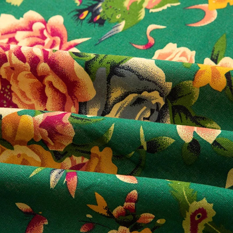 Bohemian Stoff Ethnisch Vintage Retro Boho Bedruckte Baumwolle Leinen Wohnkultur Polstertextil
