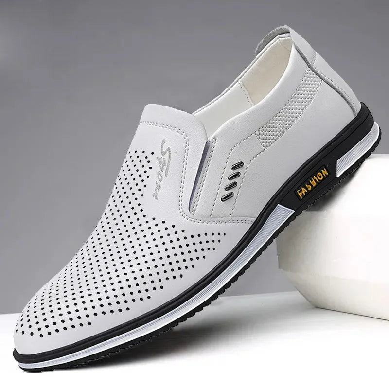 Spring and Autumn Men's English Leather Shoes Outdoor comfor Footwear Men fashion Formal Shoes High Quality trendy Zapatos - Sun Studio