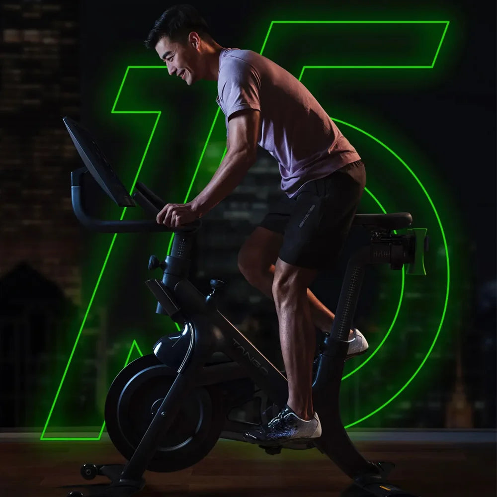 Indoor Home Gym Fitness Equipment Smart Exercise Stationary Cycling Spin Workout with Magnetic Brake System for Home Use - Sun Studio