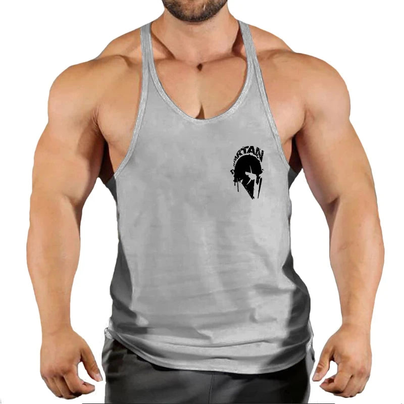 Gym Man Workout Bodybuilding Shirt Men Singlets Stringer Undershirt Vests Tank Top Vest Men's Brand Clothes Clothing Muscle Gyms - Sun Studio