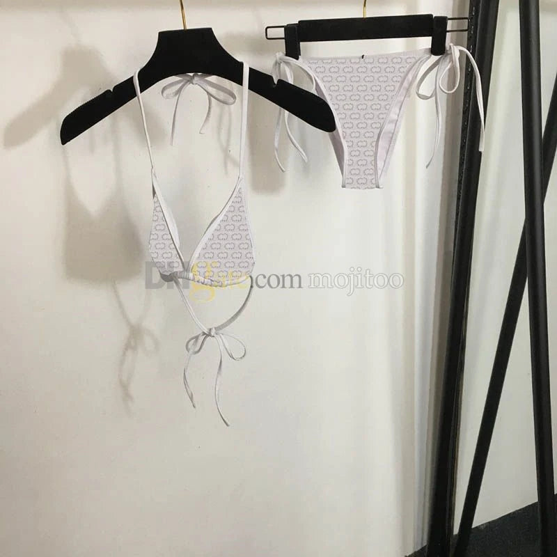 2025 Summer New Women's Slimming Swimsuit Sexy Beach Vacation Printed Strap Bikini - Sun Studio