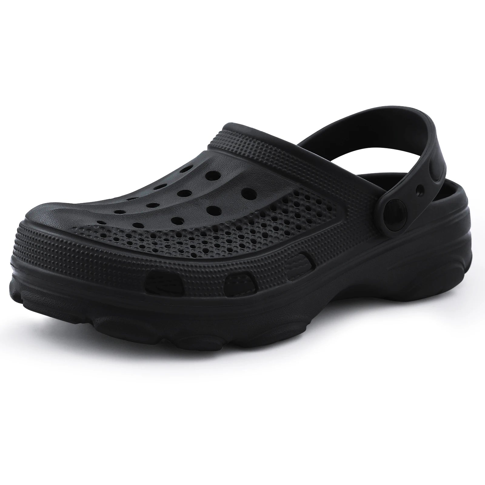 Eyriphy Herren Hausschuhe Garten Schuhe atmungsaktive Lochhausschuhe Outdoor Angelschuhe rutschfeste Küchenschuhe EVA-Sohle Herren Sandalen