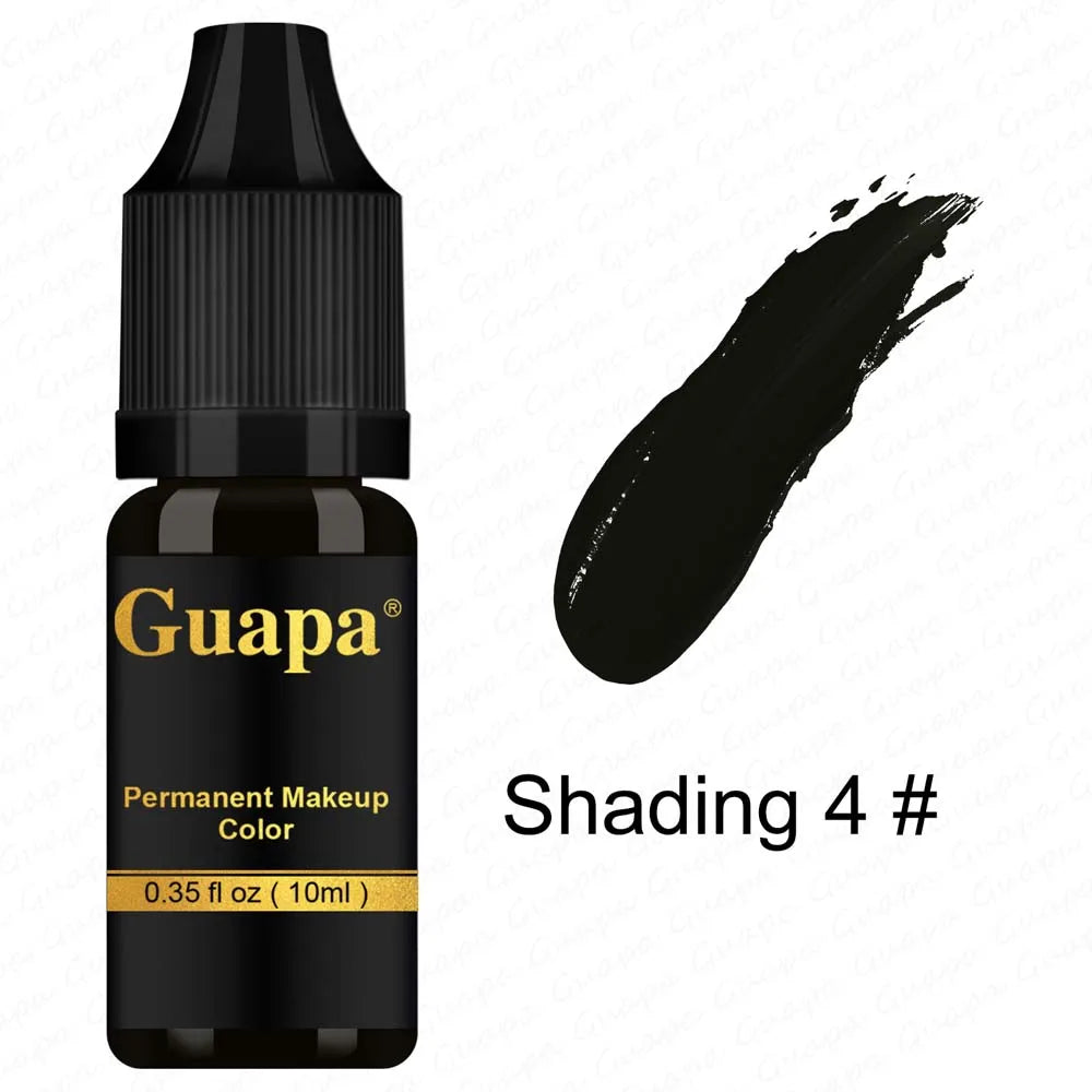 10ML Tattoo Ink Mikropigment Lippen Augenbrauen Permanente Makeup Pigment Tattoo Zubehör für Tattoo Augenbrauen Eyeliner Lippen