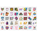 40pcs/set New Funny 67 Six Seven Temporary Tattoo Stickers For Body Art Tattoo Party Gifts Sticker - Sun Studio