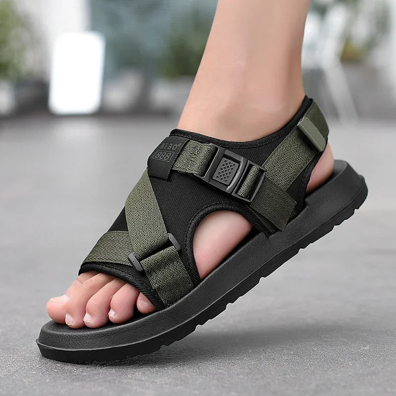 Casual Versatile Trendyy Roman Sandals Non-slip Wear-resistant High-looking Sandals Outdoor Casual Slippers Indoor Sandals Women - Sun Studio