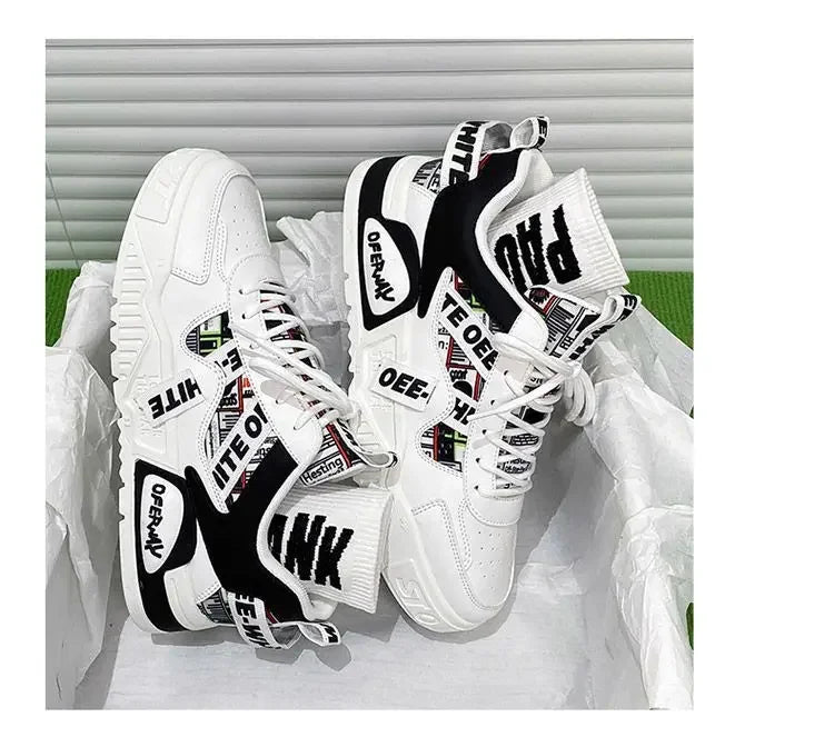Casual Fashion Leather Sneakers New Skateboard Mens Shoes Outdoor Running Sports shoes Hiking Tennis Platform Luxury footwear - Sun Studio