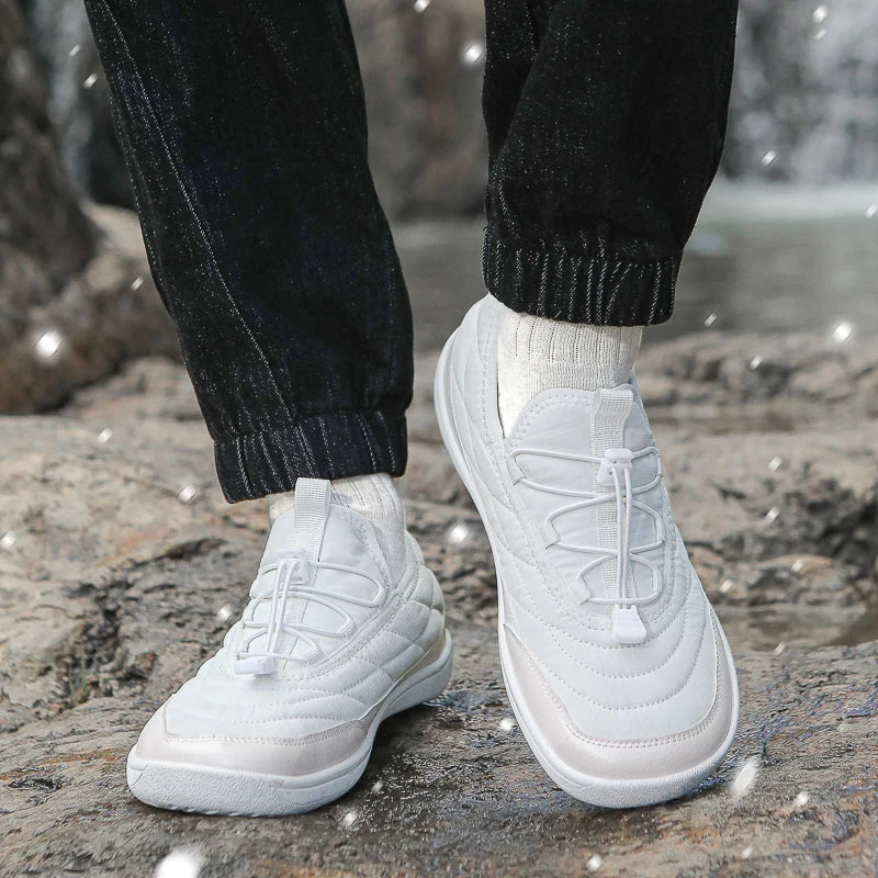 New Winter Warm Snow Barefoot Casual Shoes Waterproof Non-Slip Women Men Hiking Shoes Outdoor Warm Fur Work Ankle Shoes Big Size - Sun Studio