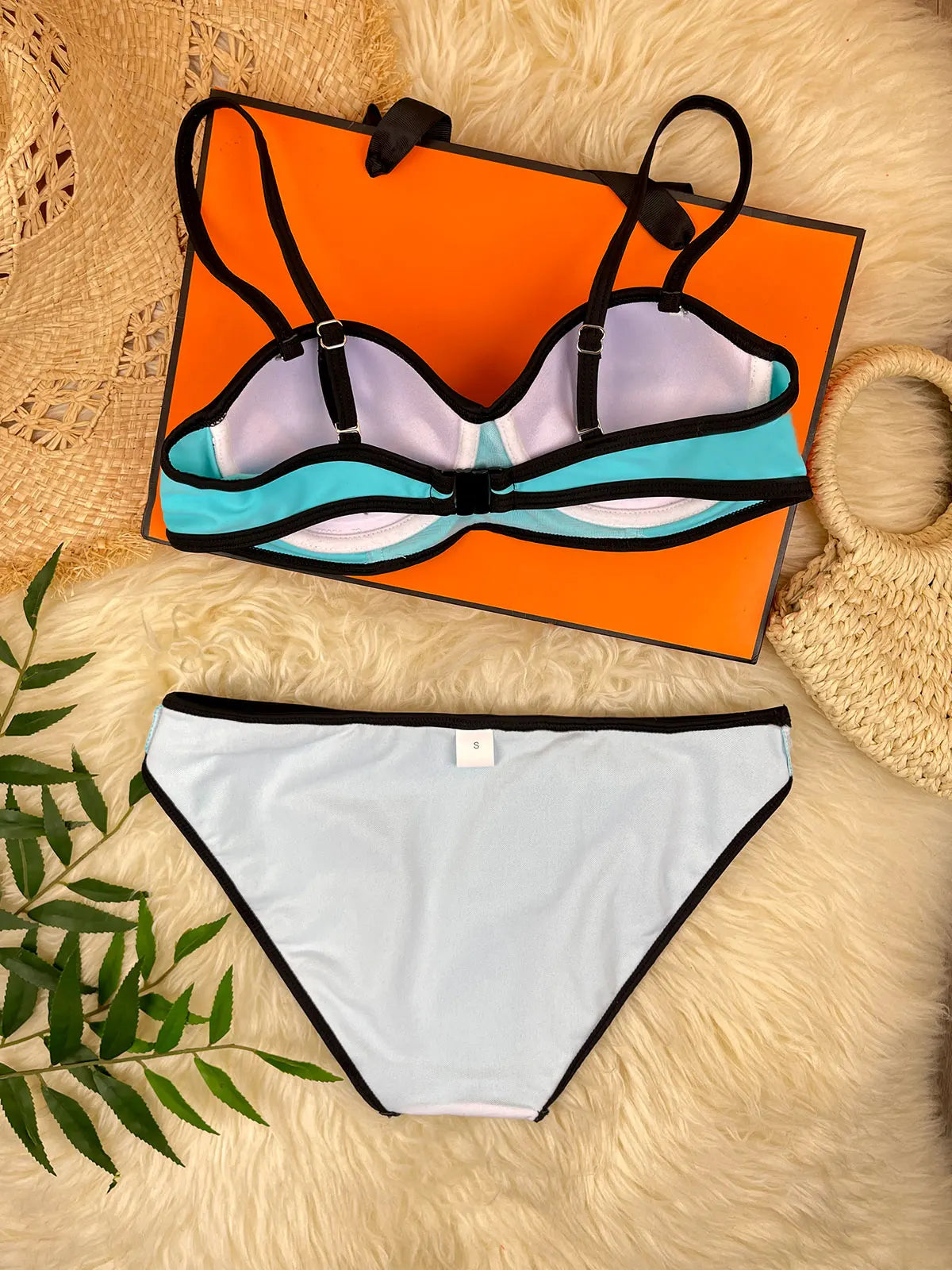 Bandeau Bikini Women Swimsuit Two-Piece Bathing Suit Woman Swimwear 2026 Sexy Underwired Push Up Bikinis Sets Beachwear Summer - Sun Studio