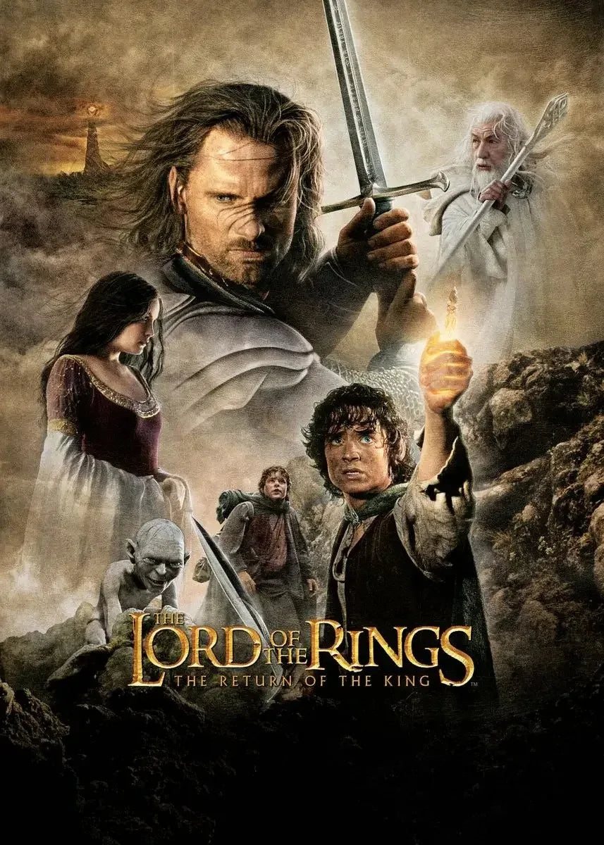 Retro Classic Movie T-The L-Lords of The R-Rings Poster Print Canvas Painting for Living Room Home Decor No Frame - Sun Studio
