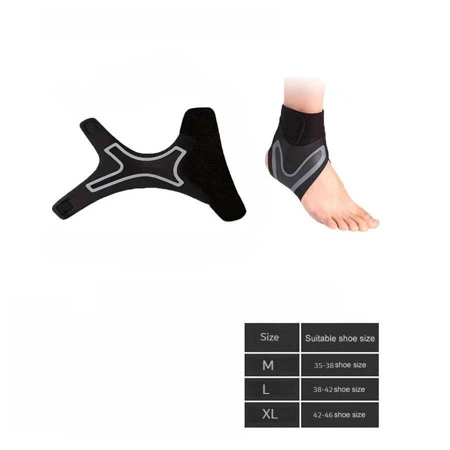 1pair Ankle Brace Support Compression Sleeve Breathable Running Foot Bandage Football Cycling Protective Wrap Sport Socks - Sun Studio