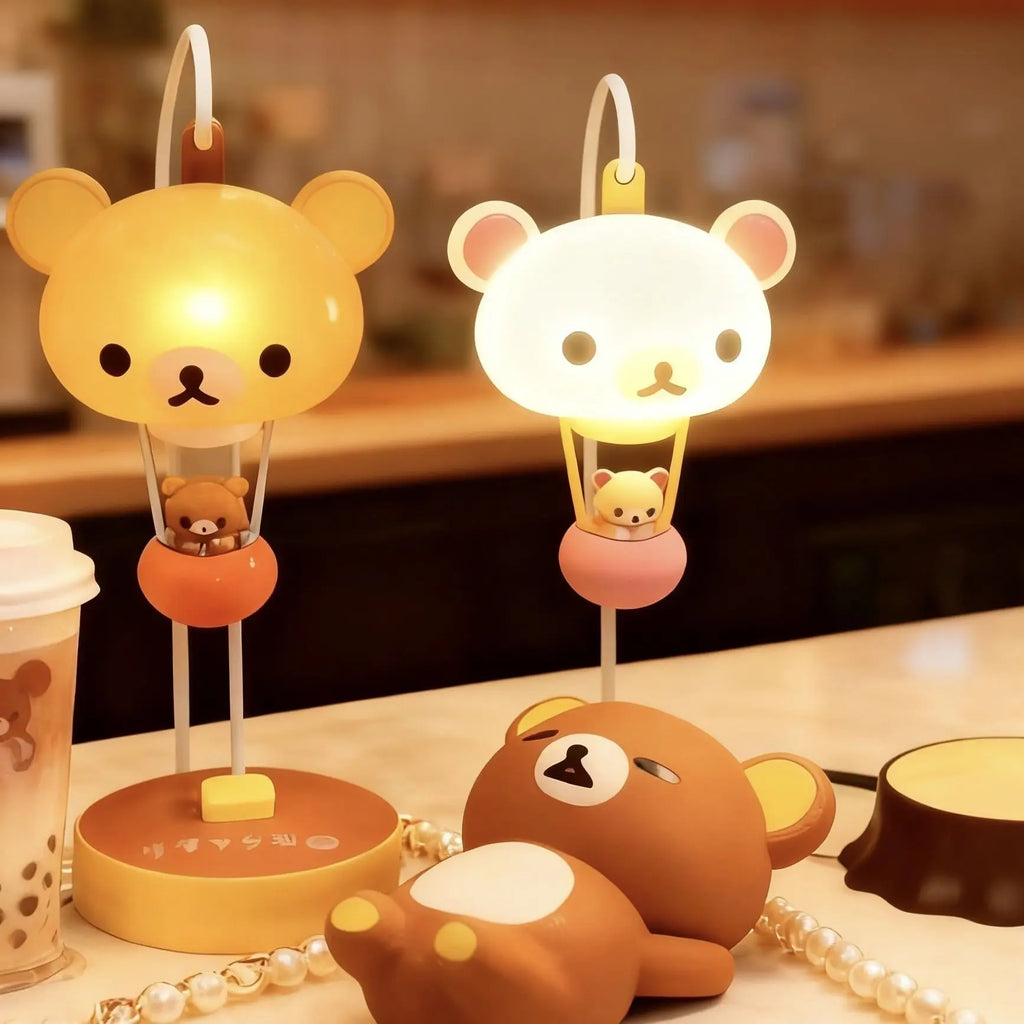 Rilakkuma Balloon Light Cute Sanx Forest Decorative Balloon Lamp Cartoon Night Light Relaxing Bear Theme Creative Home Decor - Sun Studio