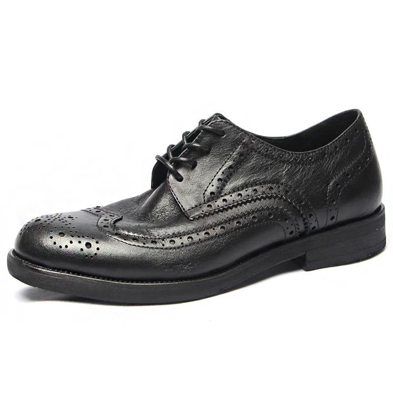 Echtes Leder Herren Formelle Schuhe Handgefertigte Herren Brogue Dress Schuhe Klassische Business Herren Oxford Schuhe Luxus Leder Fußbekleidung