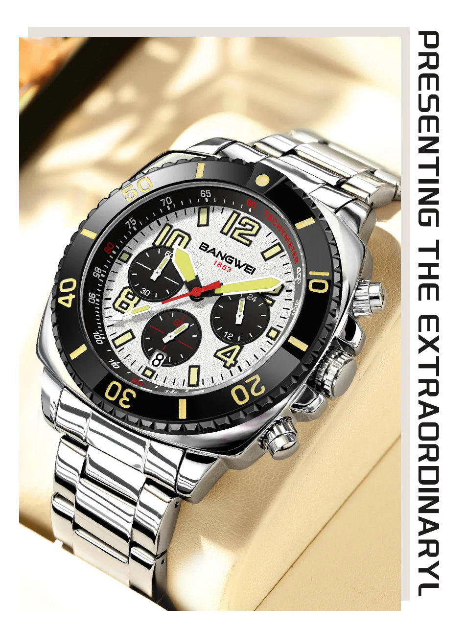 LIGE Men Military Watch Waterproof Wristwatch LED Quartz Clock Sport Watch Male Watches Men Business Clock Relogios Masculino - Sun Studio