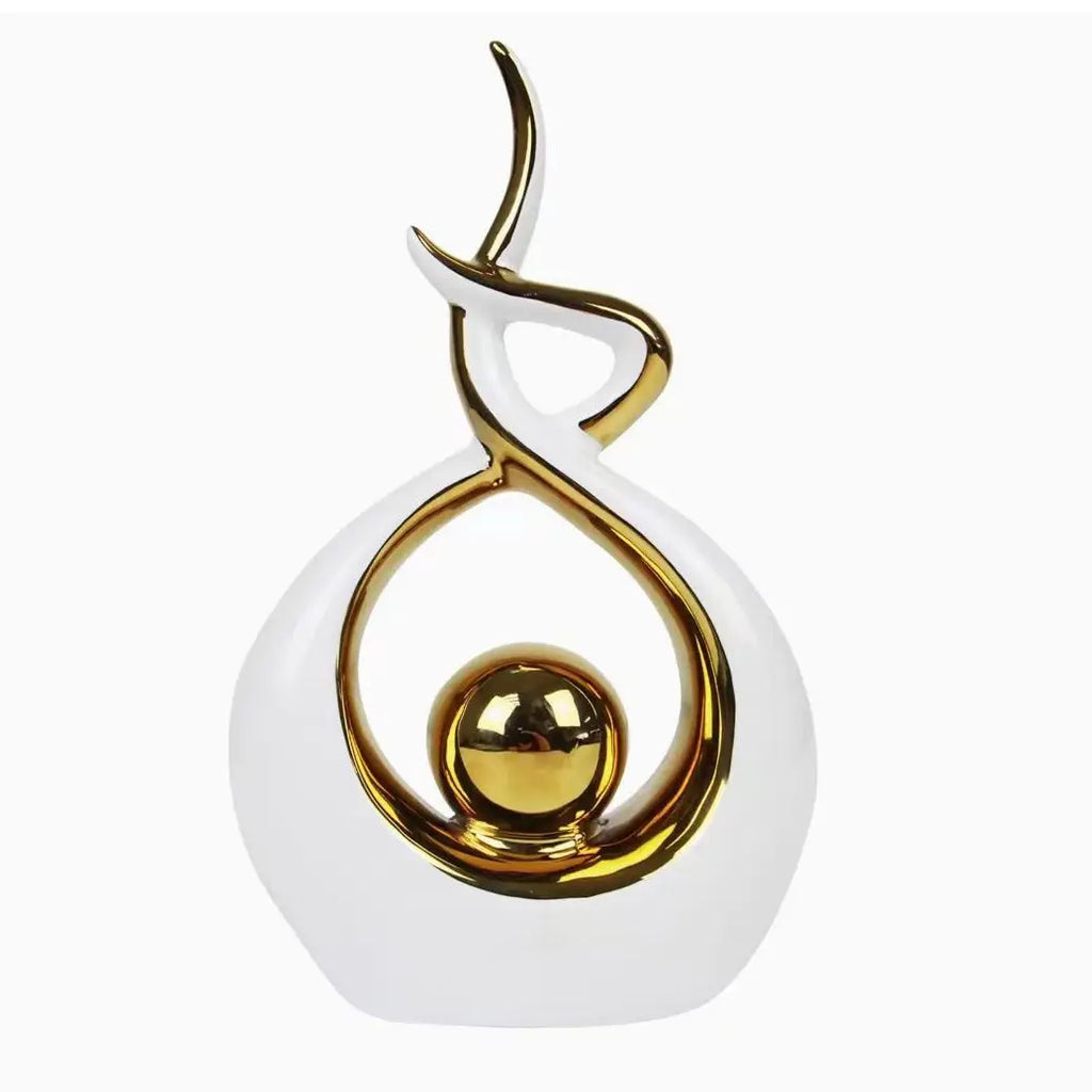 Modern Ceramic Feng Shui Ornaments Attract Wealth And Prosperity Home Living Room TV Cabinet Wine Cabinet Furnishing Decorations - Sun Studio