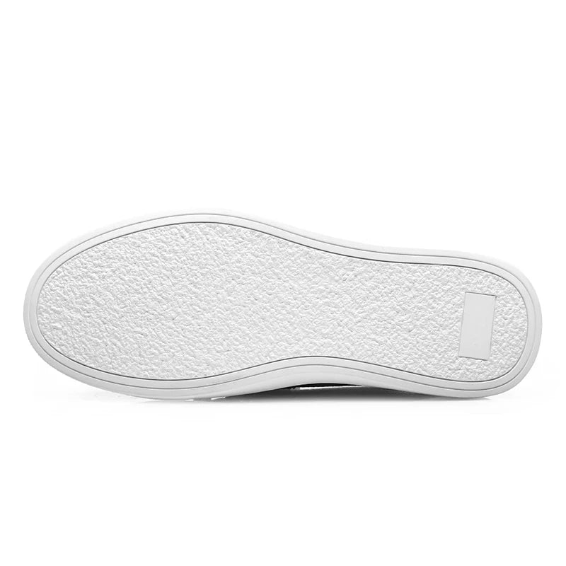 Fashion Men's Casual Slip-on Leather Shoes Men Classic British Style Penny Loafers Mens Outdoor Board Shoe Driving Flats - Sun Studio
