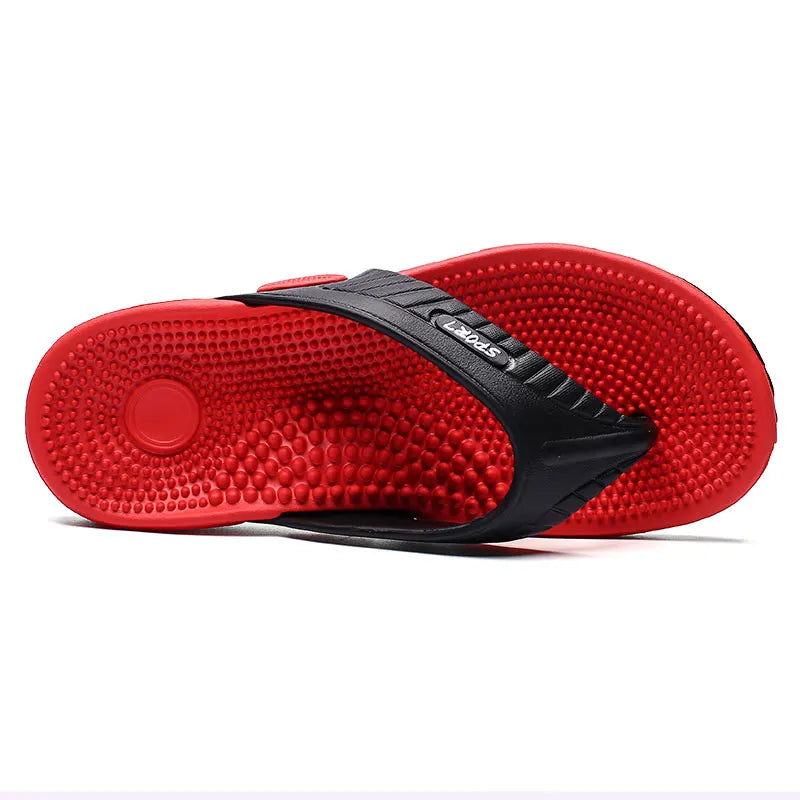 Vanmie Summer Slippers Men Massage Beach Flip Flops Men Slippers 2024 Casual Anti-slip Beach Slippers for Men Fashion Flip-flops - Sun Studio