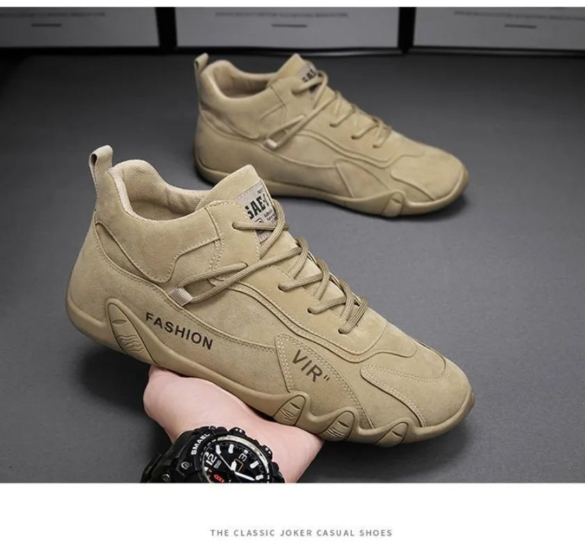 Outdoor Fashion Men's Shoes Loafers Comfort Walking Vulcanzed Sneakers Men Original Men's Ankle Boot Non Slip Work Shoes for Men - Sun Studio