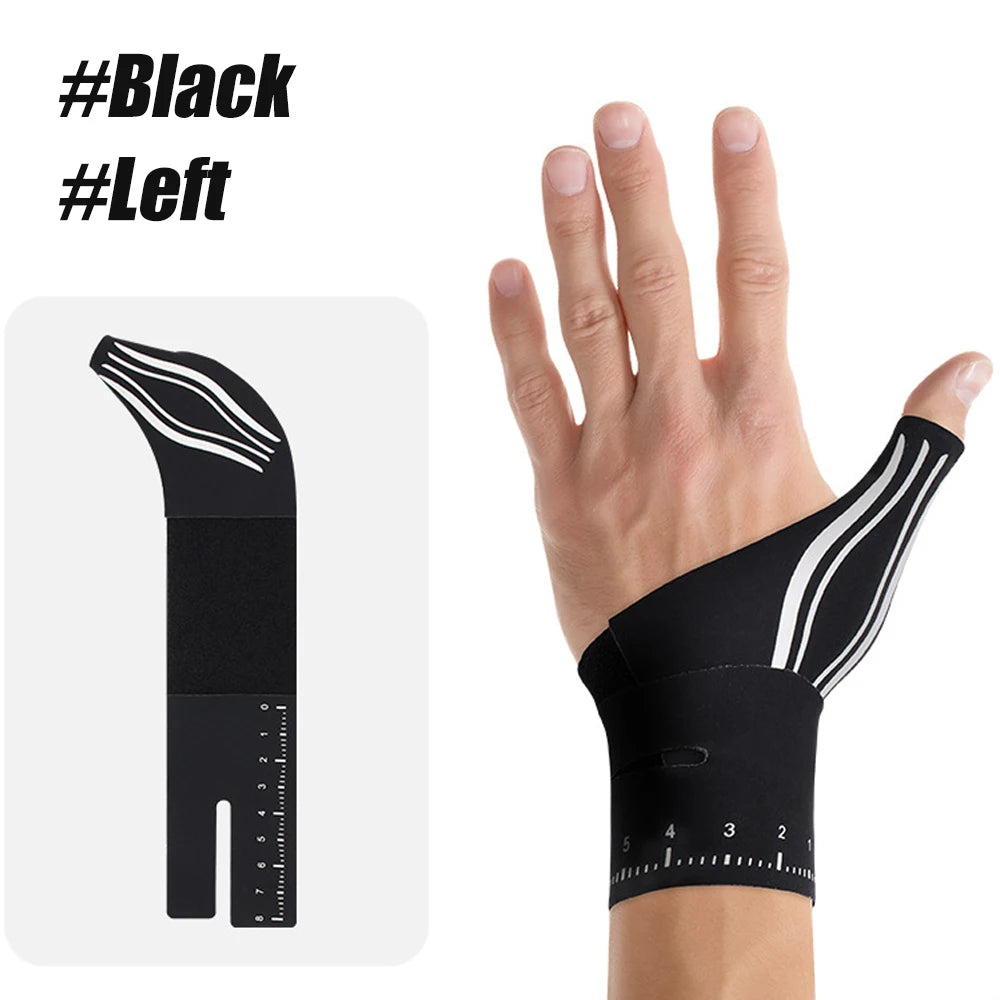 1PCS 2-in-1 Ultra-Thin Thumb & Wrist Brace - Adjustable Compression for Carpal Tunnel, Trigger Thumb, Tendonitis & Ulnar Support - Sun Studio