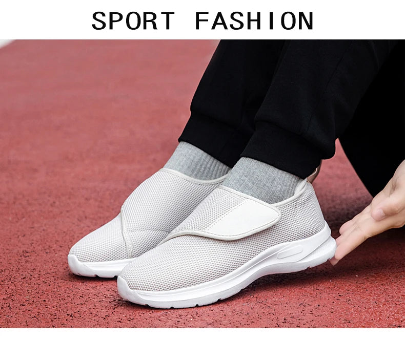 Winter Women Orthopedics Wide Feet Swollen Walking Casual Shoes Thumb Eversion Adjusting Soft Comfortable Diabetic Man Shoes - Sun Studio