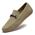 Mode Marke Herren Frühling Wildleder Freizeit Leder Schuhe Bohnen Schuhe Neue Outdoor Herren Bequeme Weichsohlige Rutschfeste Fahrerschuhe