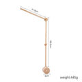 Foldable Baby Play Gym,0 Months Wooden Infant Activity Gym Hanging Toys Tool-Free Assembly Gym,Great for Newborn Development - Sun Studio