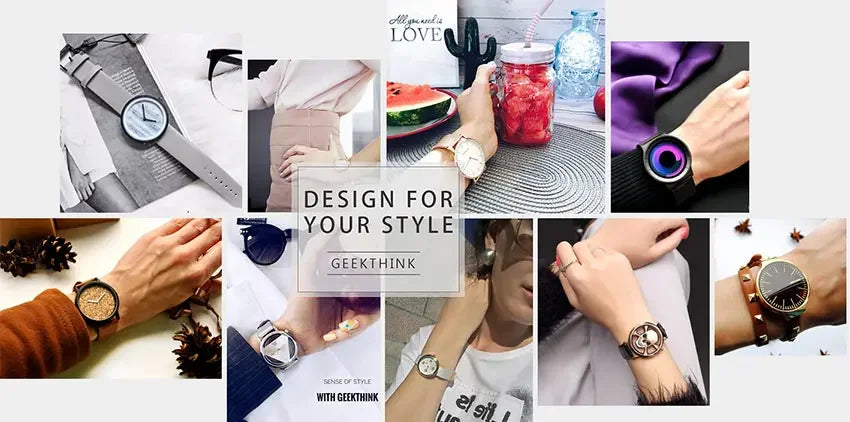 NEW Creative Quartz Watches Men Top Fashion Brand Casual Stainless steel Mesh Band Unisex Watch Clock Male female Gentleman gift - Sun Studio