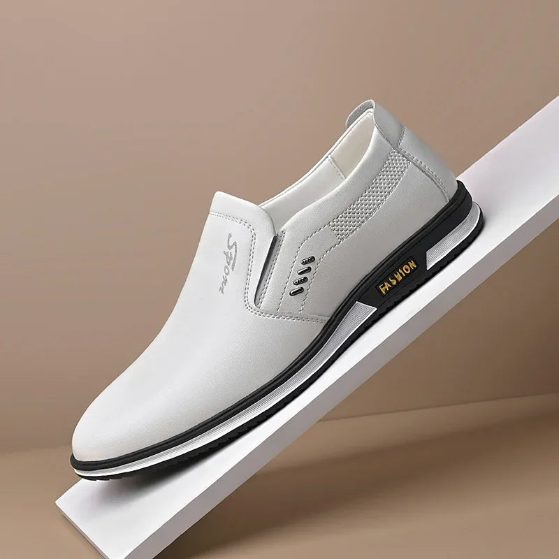 Spring and Autumn Men's English Leather Shoes Outdoor comfor Footwear Men fashion Formal Shoes High Quality trendy Zapatos - Sun Studio