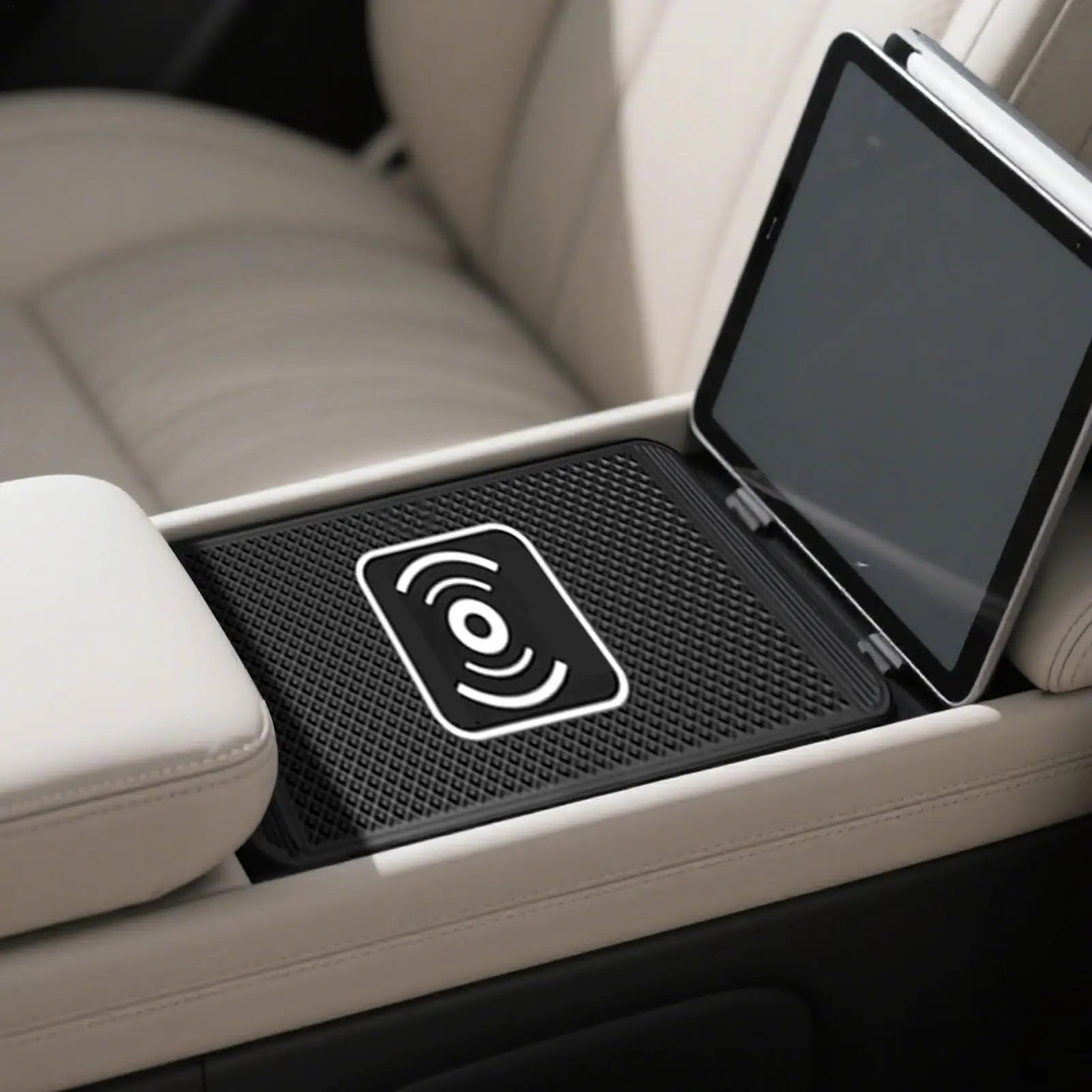 Wireless Phone Charger Wireless Car Charger Pad For Car 39 Inch Cable Automatic Sensing Non-Slip Charging Mat For Phone Vehicle - Sun Studio