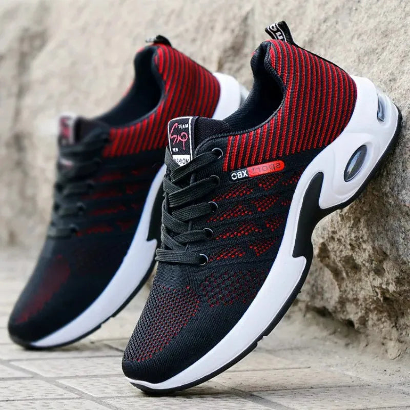 Shoes men 2025 new trend men's shoes breathable lace-up running Korean version light casual sports - Sun Studio