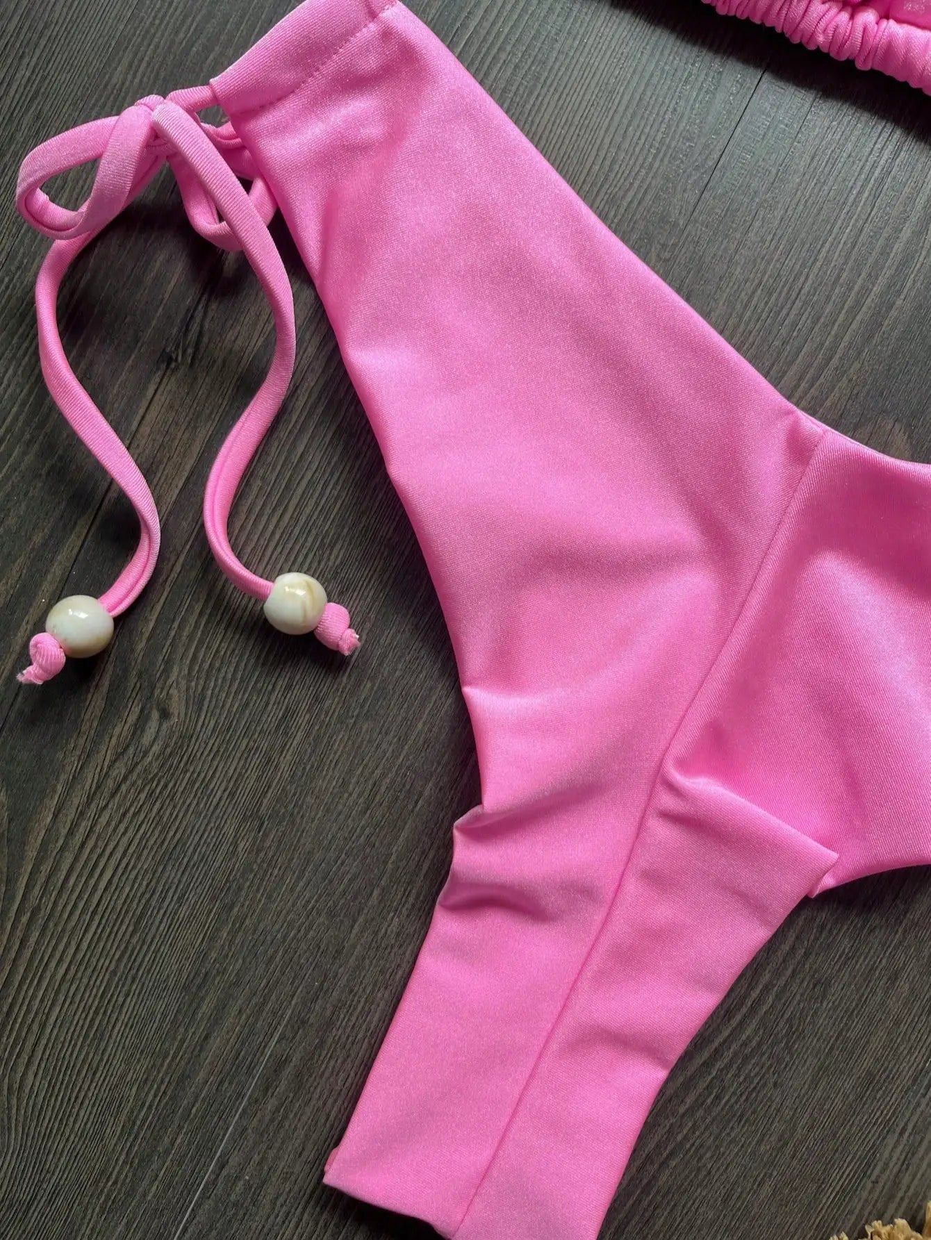 Sexy Bikini Set 2026 Women Pink Halter Push Up Bra Thong Swimsuit Beach Bathing Suit Vacation Swimwear - Sun Studio