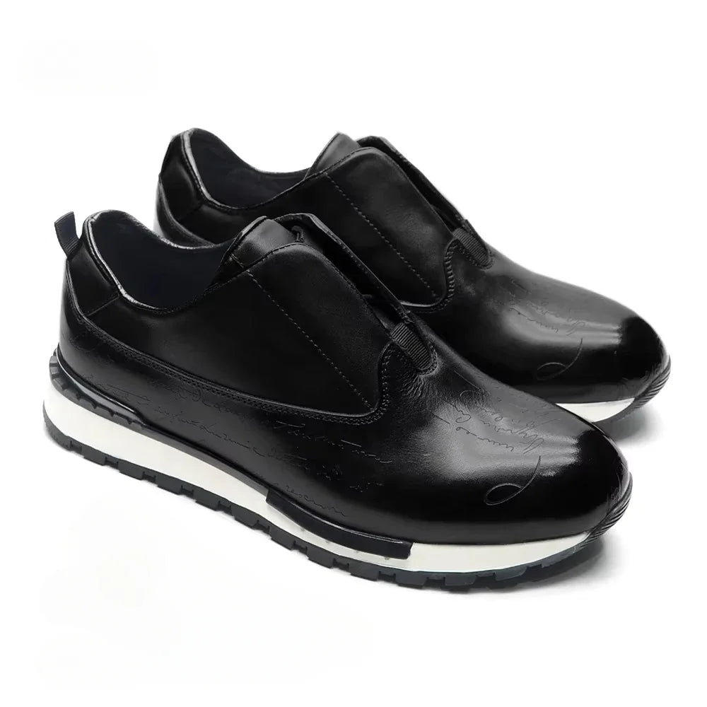 Luxus Markenstil Freizeit Sneakers Herren Schuhe Echtes Leder Schnürschuhe Basis Outdoor Fußbekleidung Tägliche Männliche Mode Oxford Schuhe