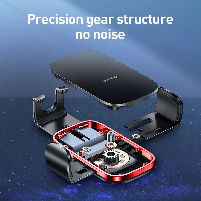 Baseus Car Phone Holder Mobile Metal Gravity Phone Holder for Car Air Vent / CD Slot Mount Phone Holder Stand for iPhone Samsung - Sun Studio