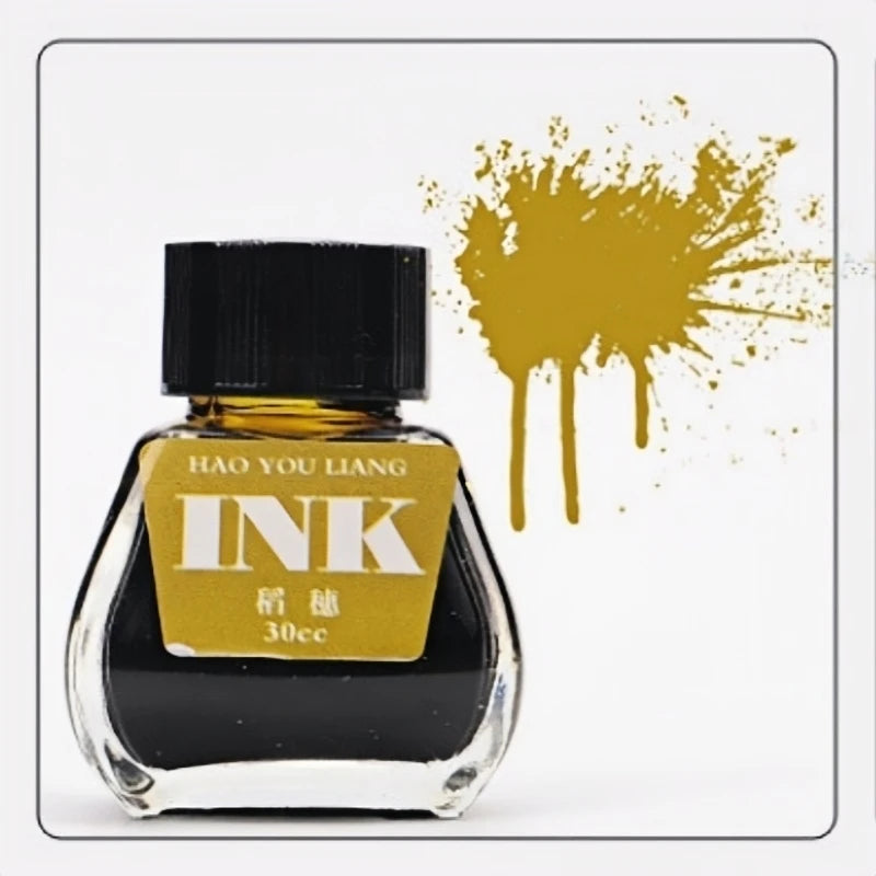 30cc Drawink Ink 16 colours Ink Dye Type Non-carbon non-clogging fountain pen ink Coloured ink Fountain pen light colour ink - Sun Studio