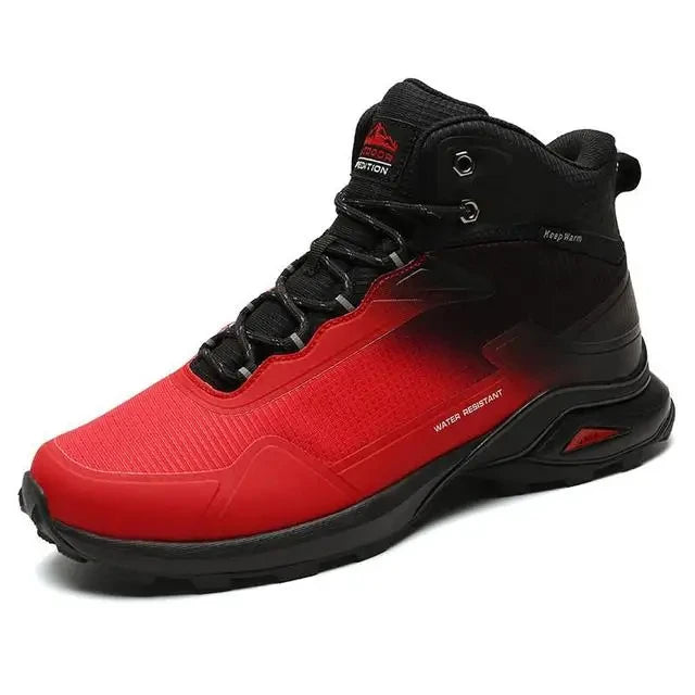 Men Winter Boots Snow Hiking Sneakers Water Resistant Mid Ankle Work Casual Hiker Trekking Outdoor Anti Slip Waterproof Shoes - Sun Studio