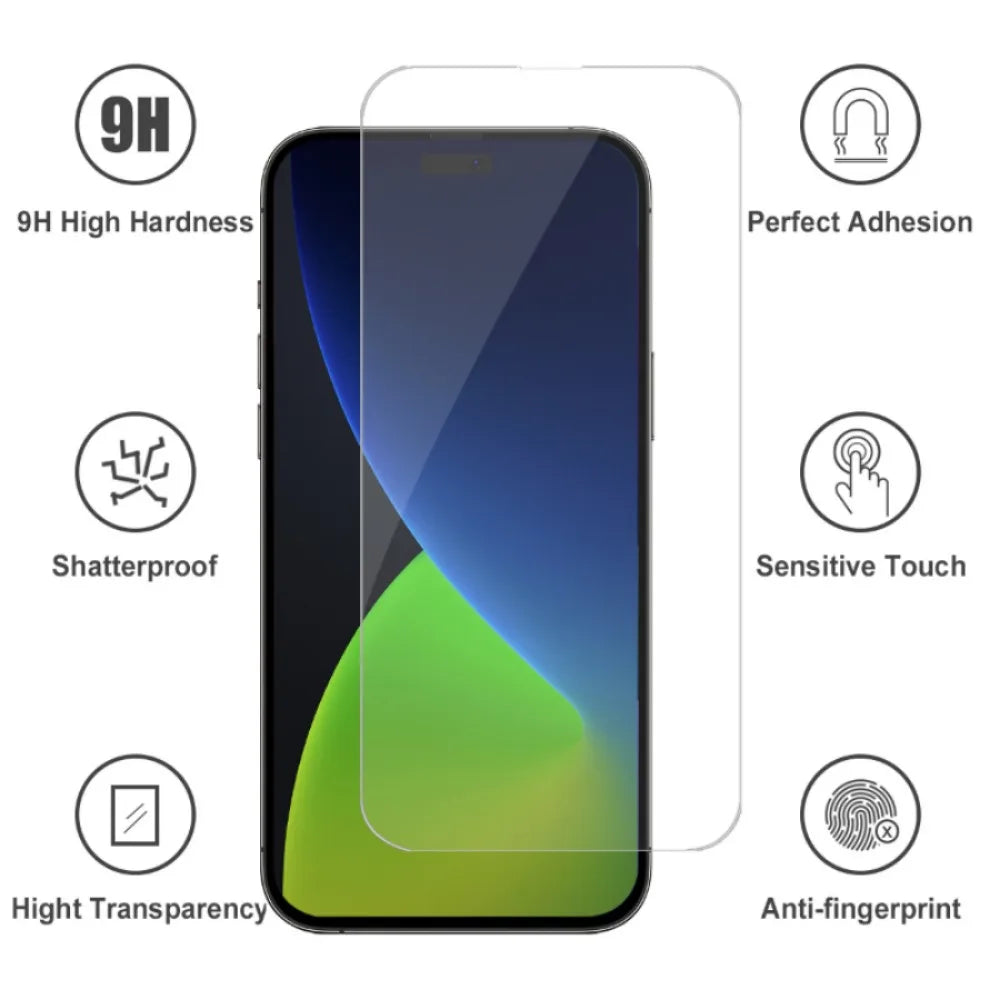 Anti Scratch Unbreakable Tempered Glass For Iphone 15 14 12 13 11 Pro Max Screen Protector For Iphone 6 7 8 Xr X Plus Glass - Sun Studio