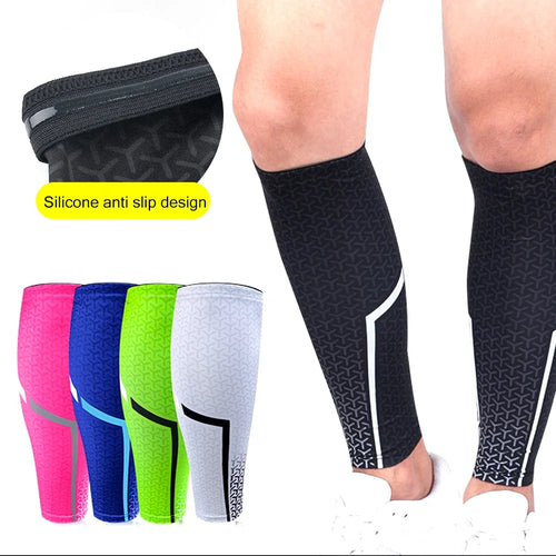 1Pair Calf Compression Sleeves Shin Splints Leg Warmers Basketball Gym Running Football Cycling Breathable Sport Equipment Socks - Sun Studio