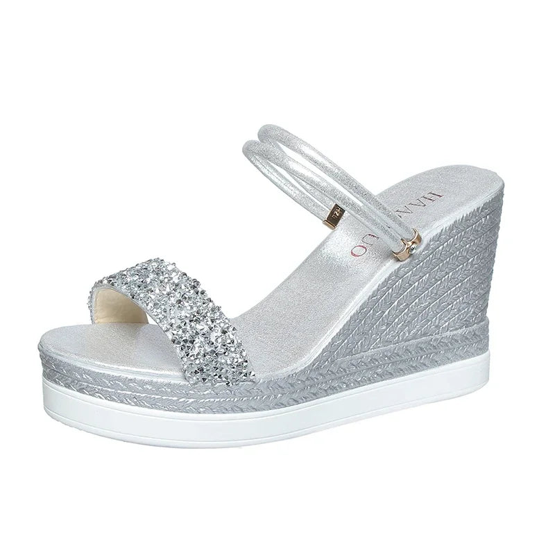 Summer Shoes for Women Wedges Sandals Women High Heels Sandals Slides Women Designers Shoes Platform Sandals Outdoor Slippers - Sun Studio