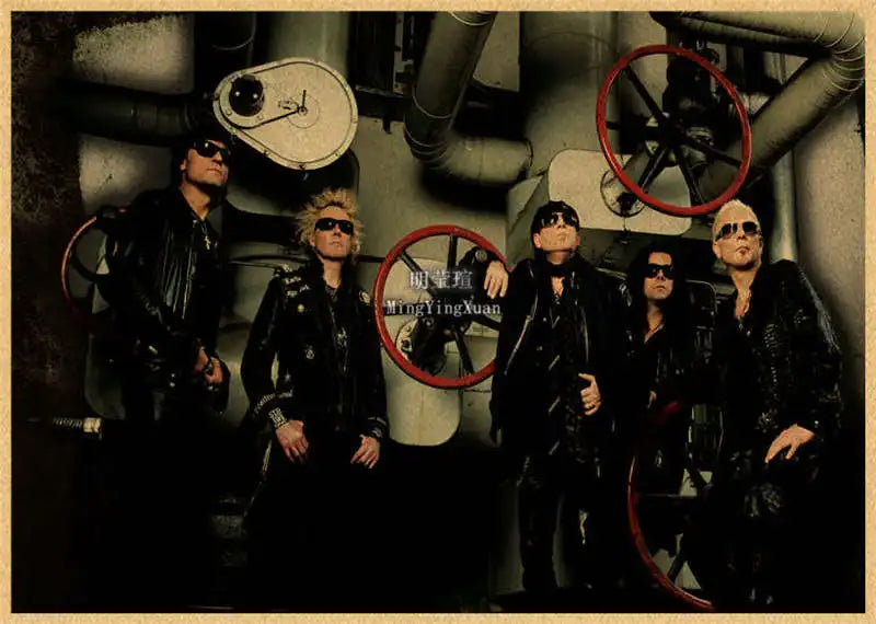 Scorpions Band Poster Wall Art  Posters Decoration Art Poster Personalized Gift Modern Family bedroom Painting - Sun Studio