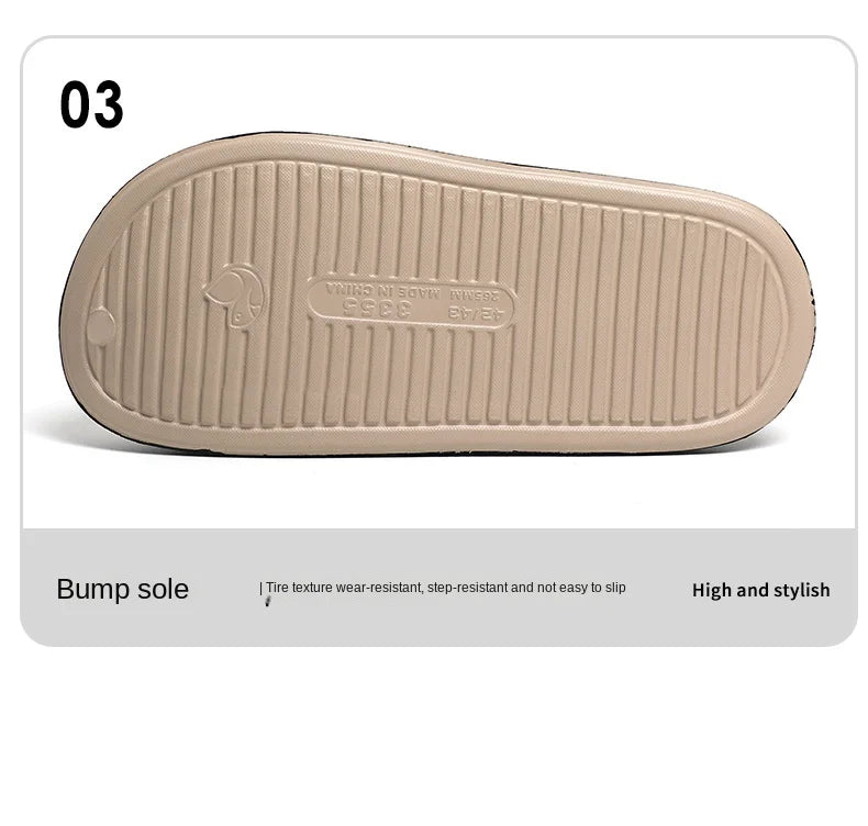 Summer new trend hole shoes outside wear cartoon fashion home home couples non-slip hole sandals beach Baotou slippers men's - Sun Studio
