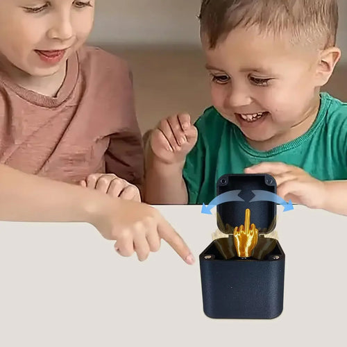 1pc Surprise Gift Box Middle Finger Model Home Decor Practical Joke Gifts Desk Decoration Interesting Toys Pop Up Gift  SIKEZHAN - Sun Studio