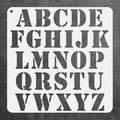 1PC 11.8inch A-Z Capital Letter Stencil Alphabet Template for Wall Painting Wood Signs Home Decor Fabric DIY Projects - Sun Studio