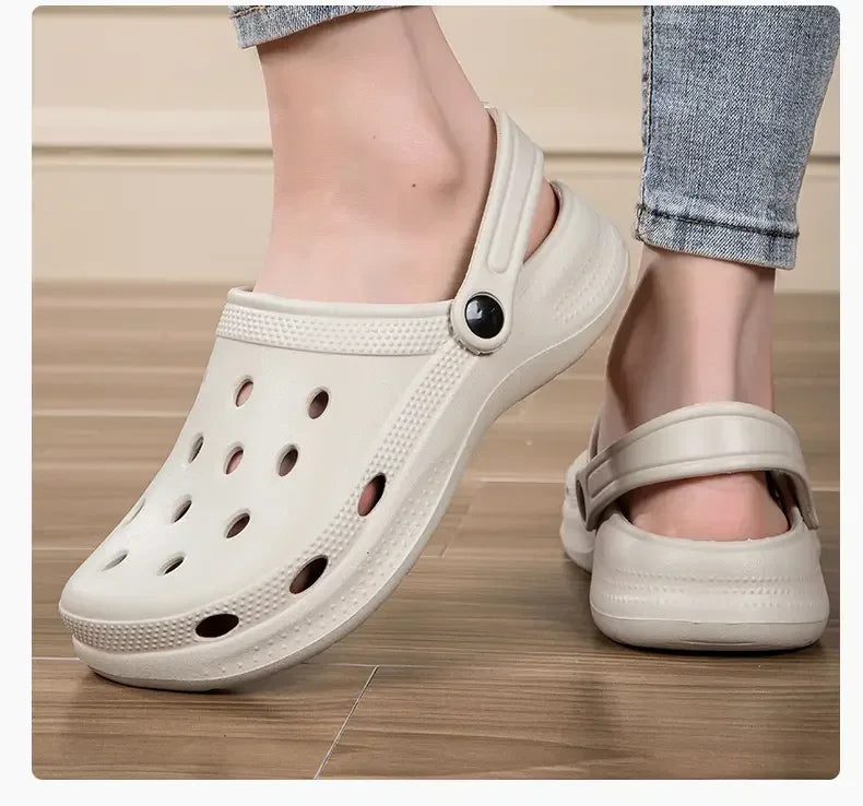 2026Summer Men Clogs Sandals Men's and Women's Leisure Slippers Beach Slides Home Garden Shoes Outdoor Sandals Plus Size46 47 48 - Sun Studio