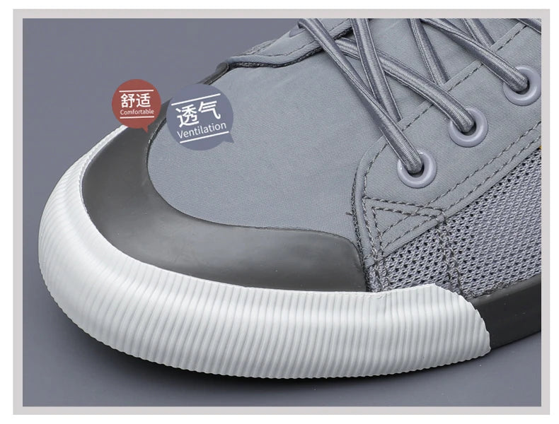 New Shoes for Men Casual Shoes Summer Thin Mesh Flat Skateboard Shoes Street Cool Breathable Loafers - Sun Studio