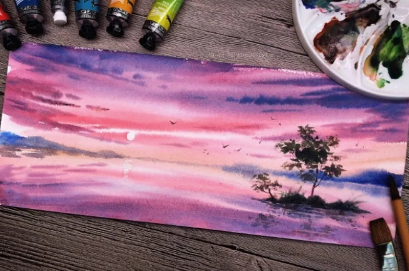 10/12 Color Layered Color 2/3mL Wet Separate Watercolor Pigment Artist Level Art Transparent Painting/Chinese Painting Creation - Sun Studio