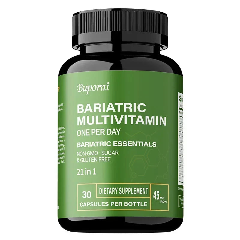 Bariatric Multivitamin Supplement - Helps Improve Joint Flexibility, Maintaining Energy Levels, Promote Bone and Overall Health - Sun Studio