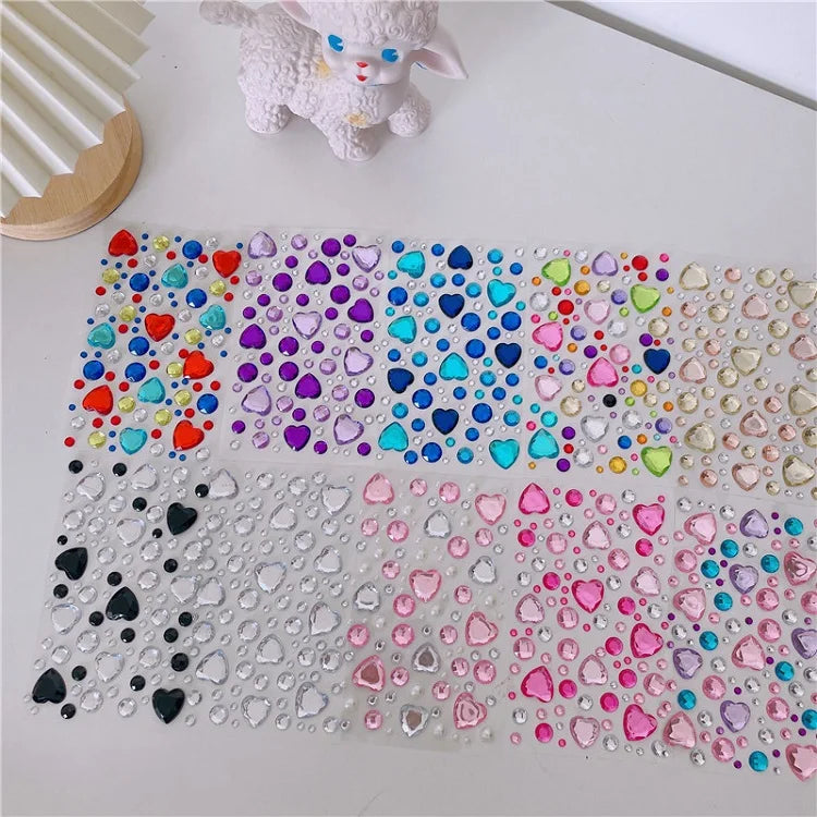 Glitzer Gesicht Aufkleber für Kinder Strasssteine für Augen Gesicht Diamanten Helle Aufkleber Festival Makeup Juwelen Aufkleber ZS006