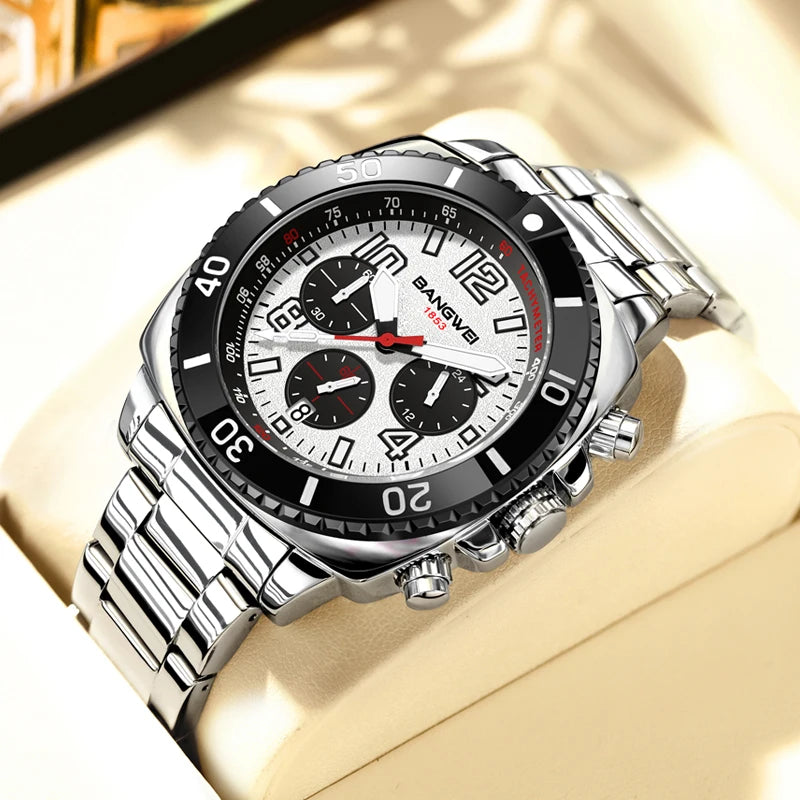 LIGE Männer Militär Uhr Wasserdichte Armbanduhr LED Quarz Uhr Sport Uhr Männer Uhren Männer Business Uhr Relogios Masculino