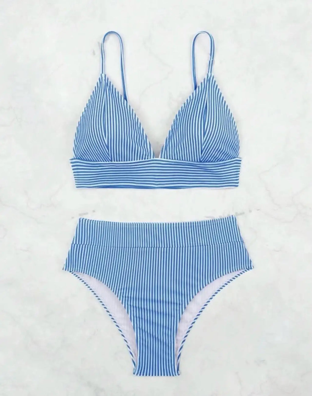 2026 Triangle Bikinis High Waist Strappy Swimsuit Women Sexy Striped Swimwear Female Bathers Swimming Bathing Swimming Swim Suit - Sun Studio